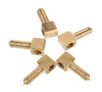 UKCOCO 5 Tornillos de Metal Dorados para Tensión de Violín y Viola, Montaje Fácil y Optimización del Sonido, Ideales para Reparación de Viola y Violonchelo
