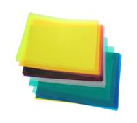 UKCOCO 50 Hojas Láminas de Celofán Coloridas para Manualidades Infantiles Filtrado de Luz y Proyectos Artísticos Educativos