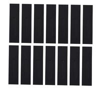 UKCOCO 50 Piezas Unidades Estuches para Bolígrafos Negro con Ventana Transparente Fundas Individuales Resistentes para Lápices y Accesorios Organizador Compacto para Personal y