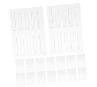 UKCOCO 50 Piezas Unidades Protectores para Puertas de Armario Transparentes Tiras Autoadhesivas de PU Anti-colisión Invisibles Amortiguadores para Muebles Cocina Oficina y Dormitorio