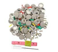 UKCOCO 50Juegos Kit de Remaches de Reparación para Techo de Automóvil Accesorios de Fijación de Interior para Decorar y Arreglar del Coche Compatible Mayoría