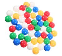 UKCOCO 50piezas Bola Digital De Ventana Colorida para Fiestas Bolas Numeradas para Lotería Accesorios para Actividades De Entretenimiento