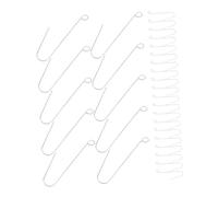 UKCOCO 50piezas Ganchos De Fijación De Hierro Forma De s Para Fundas De Asientos De Coche Para Colgar Cortinas o Cojines Asientos De Coche