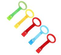 UKCOCO 5piezas Anillo De Tiro Anillos De Tracción Para Cuna De Anillas Para Colgar La Cuna De Moises Ayuda Pequeños Sus Primeros Pasos