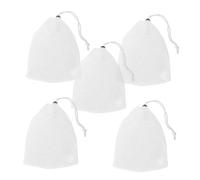 UKCOCO 5piezas Malla Cordón Bolsas Pequeñas Para Llevar Ropa Almacenamiento Para Joyería y Viajes