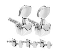 UKCOCO 5piezas Perillas De Afinación De Guitarra Semicerradas Para Guitarras Eléctricas y Acústicas De Clavijas De Afinación Para Cuerdas De