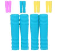 UKCOCO 6 pares Cubiertas de Mango de Silicona Antideslizantes para Tijeras de Cutícula de Protectores Prácticos para Herramientas de Manicura Fáciles de Instalar y Color Color Aleatorio