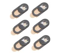 UKCOCO 6 Piezas Cobertura De Privacidad para Web Funda para De Portátil Color Negro para La Privacidad Laptops y Dispositivos Móviles