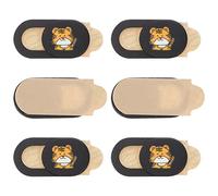 UKCOCO 6 Piezas Cobertura De Protección Año del Tigre Fundas De Privacidad para Portátiles Protectores De Cámara Cubierta De La Cámara Web Piso Computadora Abs Material
