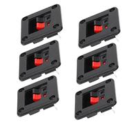 UKCOCO 6 Piezas De Clips De para Altavoces Conectores De Altavoz Clips De Terminal Conectores Electrónicos Conectores De Crimpado De