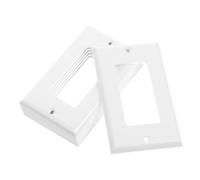 UKCOCO 6 Piezas De Panel De Enchufes Cubiertas De Pared Placa De Protección Protector De Pantalla Para Tomacorrientes Tapa De Interruptor Marco De Tomacorriente