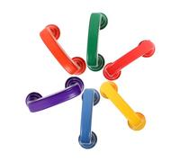 UKCOCO 6 piezas Juguetes Teléfono Susurrador Educativo de Colores Teléfonos de Lectura para Resistente y Diseño Seguro para Aula y Desarrollo Infantil