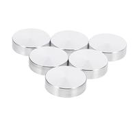 UKCOCO 6 Piezas Pastel de Aluminio Redondos Redondo de Aluminio círculo Forma Montaje Disco de Aluminio Disco de Tapas de Mesa de Vidrio aleación de Aluminio Silver