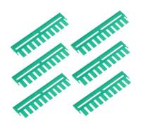 UKCOCO 6 Piezas Peine de Carga de Electroforesis de 0,75mm, Peine de Electroforesis Vertical de Plástico Verde, 10 Pocillos, 10 Dientes, para Análisis de Gel de Agarosa E Investigación