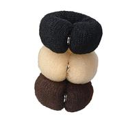 UKCOCO 6 Piezas Rizador de Pelo con Banda Cabello Herramienta para Hacer Moños Gomas Elásticas Moldeador de Moños Herramienta para Peinar el Cabello para Tipo Donut