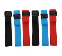 UKCOCO 6 piezas Unidades de Bandas Elásticas para Fijar Fiambreras Correas Ajustables para Lonchera Colores y Azul para Perímetro de Accesorios Portátiles para Picnic y Oficina