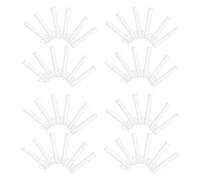 UKCOCO 60 Ganchos de Plástico para Cortinas Plisadas Clips Ajustables de 7,5 Cm Pinzas para Pliegues de Cortina 60 Piezas Sujetadores Resistentes y Versátiles