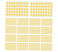 UKCOCO 60 Hojas Pegatinas Estrella Brillantes para Recompensa Infantil Autoadhesivas Lámina Metálica Dorada para Profesores y Escolar Casa