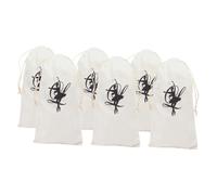 UKCOCO 6piezas Bolsas Organizadoras De Lona Cordón para Zapatos De Ballet Unidades Bolsa para Guardar Zapatos De Baile