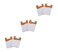 UKCOCO 6piezas Cartera Adhesiva para Teléfono Soporte De Tarjetas De PU Sostenedor De Tarjetas De Crédito Compatible Smartphones Práctico y Duradero