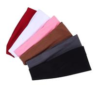 UKCOCO 6piezas Diademas Deportivas Elásticas Para Mujer Unidades Diadema Deportiva Para Yoga Entrenamiento Actividades Al Aire Moda Buena Absorción De Humedad