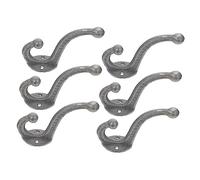 UKCOCO 6Piezas Gancho Colgante de Hierro Retro para Pared Organizador Práctico de Abrigos y Accesorios para Entrada y Recibidor
