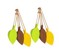 UKCOCO 6piezas Tope de Puerta Anti-pellizco de Silicona Forma de Protector de Manos para Adecuado para Dormitorios y Salas de Estar por Paquete