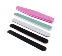 UKCOCO 7piezas Herramientas de Manicura para Pulir Uñas Kit Portátil Limas y Tenedor para Cutículas Separador de Dedos para Uso Profesional