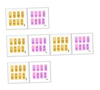 UKCOCO 8 Hojas Interruptor Etiqueta De Identificación Arte De Pared Mural Luminosa Etiqueta Adhesiva Etiqueta del Interruptor Botón Etiqueta del Interruptor Etiqueta