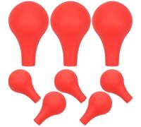 UKCOCO 8 Piezas Bola de Succión de Silicona Reutilizable para Pipetas de 10ml Diseño Ergonómico y Precisión para Uso en Laboratorios de Química y Biología