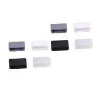 UKCOCO 8 Piezas hebilla de la correa del reloj alteres mnm correa de reloj guardianes de goma vigilador junta de pegamento de correa de silicona anillo de bucle de correa de reloj mirar