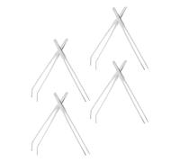 UKCOCO 8 Piezas Kit de Pinzas de Acero Inoxidable para Alimentación de Reptiles y Plantas Acuáticas Herramientas de Terrario y Acuario con Pinzas Rectas y Curvadas para Manejo Preciso y