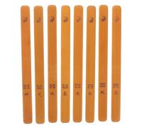 UKCOCO 8 Piezas Palos de Bambú Grabados para Adivinación I Ching Decoración Tradicional para Cotillones y Regalos de Boda Diseño Artístico y Uso Versátil para Predicciones y Amuletos