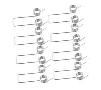 UKCOCO 8 Piezas Para Bote De Basura Con Tapa Abatible Pequeño De Compresión Torsión De Torsión Primavera Torsion Spring Plata Acero Inoxidable