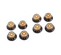 UKCOCO 8 Piezas Pomo De Latón Perilla Giratoria De Control Bajo Tipo Tornillo Interruptor De Potenciómetro Botón Giratorio Ajustable Perilla Del Interruptor Electrónico Cambiar