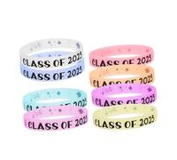 UKCOCO 8 Piezas Pulsera de Graduación de Muñequera Brillante que Brilla Accesorios para Fiestas de Graduación Clase de Recuerdos para y Profesores