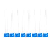 UKCOCO 8 Piezas Zancos para Plástico Azul Juguete para Entrenamiento de Equilibrio y Actividades Apoyo al Desarrollo Infantil y Diversión Familiar