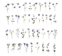 UKCOCO 80 hojas Pegatinas Autoadhesivas Calcomanías de Flores para Manualidades y Decoración de Álbumes para Notas Planificadores y Proyectos