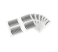 UKCOCO 80 Pegatinas de Delineador de Ojos Reutilizables Negras de Adhesivos de Plástico para Maquillaje Fácil y Duradero Herramienta para Transformación Rápida del Look