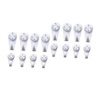 UKCOCO 80 Piezas ganchos de uñas sin costura perchas percha invisible ganchos para colgar accesorios marco de fotos sin costuras clavos clavo de pared sin costuras mini montante de pared