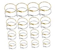 UKCOCO 80 Piezas Pendientes De Aro Grandes Redondos Para Diy Aros Metálicos Para Bisutería Para Hacer Para Manualidades Casa