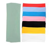 UKCOCO 8piezas Bandas Cabeza para Sudor Deportivas Transpirables Cabello Diademas para Gimnasio para Mujer Accesorios de Gimnasio para Mujer