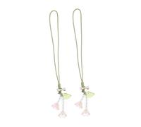 UKCOCO 8piezas Cadenas Para Teléfono Móvil Lanyard Floral De Soporte Decorativo Para Claves y Teléfonos Correas Para Mujeres y Adolescentes