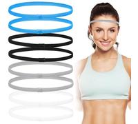 UKCOCO 8piezas Diademas Deportivas Para Mujer Cintas De Pelo Finas Para Yoga y Correr Antideslizantes Para Fitness y Entrenamiento