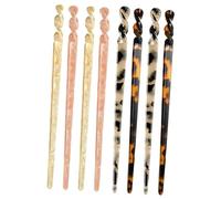 UKCOCO 8piezas Horquillas para Mujer y Niñas Accesorios de Pelo Diseño de Caparazón de Tortuga Horquilla de Carey para Uso Diario