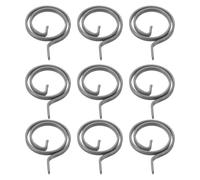 UKCOCO 9 piezas de herrajes de reparación de resortes helicoidales para | Muelle helicoidal para cerradura de puerta interior, proporciona una fuerte fuerza de rotación, compatible con cerraduras de