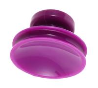 UKCOCO Accesorio para Cuencos Cantores Ventosa de Goma Morada, Mango de Succión Portátil y Elevador Estable para Instrumentos de Meditación y Sonido Zen