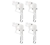 UKCOCO Accesorios para Persianas Cabezal de Control Hexagonal para Cuerda, Mecanismo Inclinador de Varilla, Recambio de Plástico, 4 Piezas
