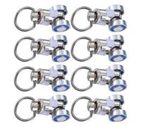 UKCOCO Accesorios para Rieles de Cortinas 8 Rodillos Metálicos para Cortinas Cojinetes en Ventanas Grandes