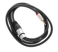 UKCOCO Adaptador Mini Xlr Macho Trs Plug para de Audio Estéreo Cable para Micrófonos y Equipos de Sonido Conector Mini Xlr de Pines Accesorios de Audio Duraderos y Portátiles